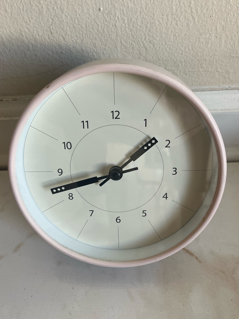 Lightweight Project 62 Blush Decorative Table Top Clock
